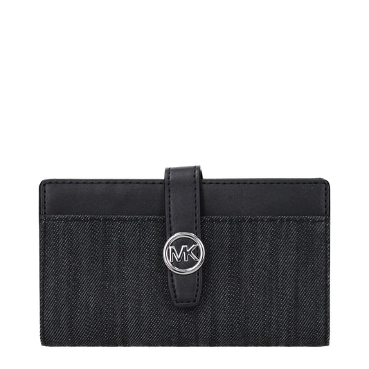 Michael Kors Black Fabric Wallet - Élégant et Pratique