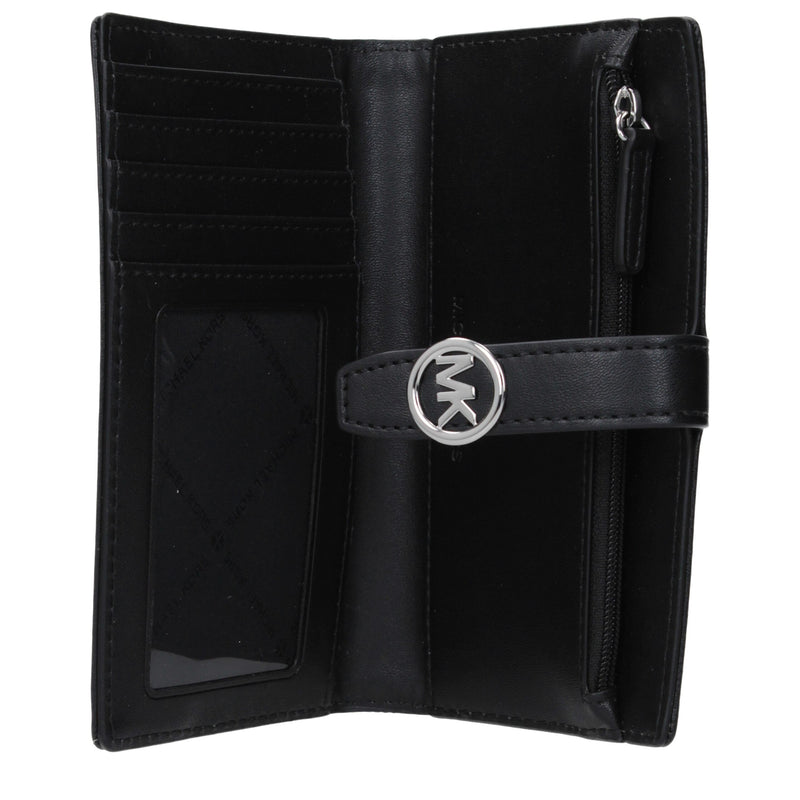 Michael Kors Black Fabric Wallet - Élégant et Pratique
