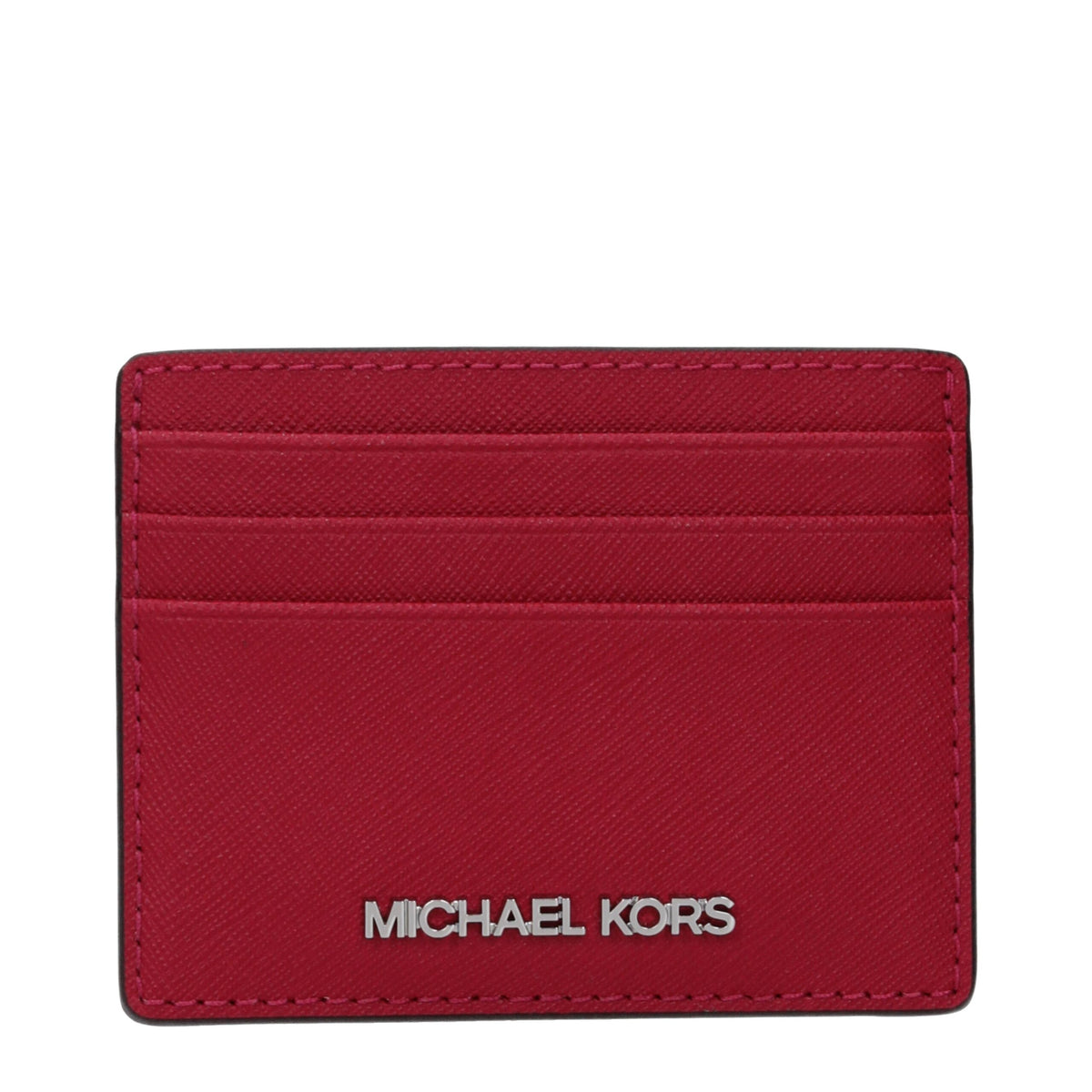 Michael Kors Red Leather Cardholder - Chic and Practical Accessory