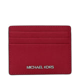Michael Kors Red Leather Cardholder - Chic and Practical Accessory