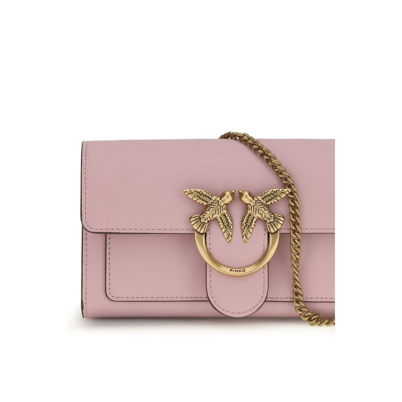 PINKO Multicolor Calf Leather Bos Taurus Shoulder Bag