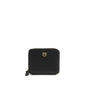 PINKO Black Calf Leather Bos Taurus Wallet