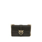 PINKO Bicolor Calf Leather Bos Taurus Shoulder Bag