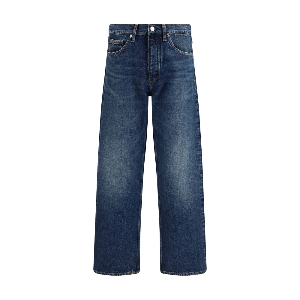 Sunflower Blue Cotton Relaxed Fit Jeans for Men