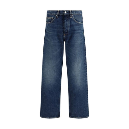 Sunflower Blue Cotton Relaxed Fit Jeans