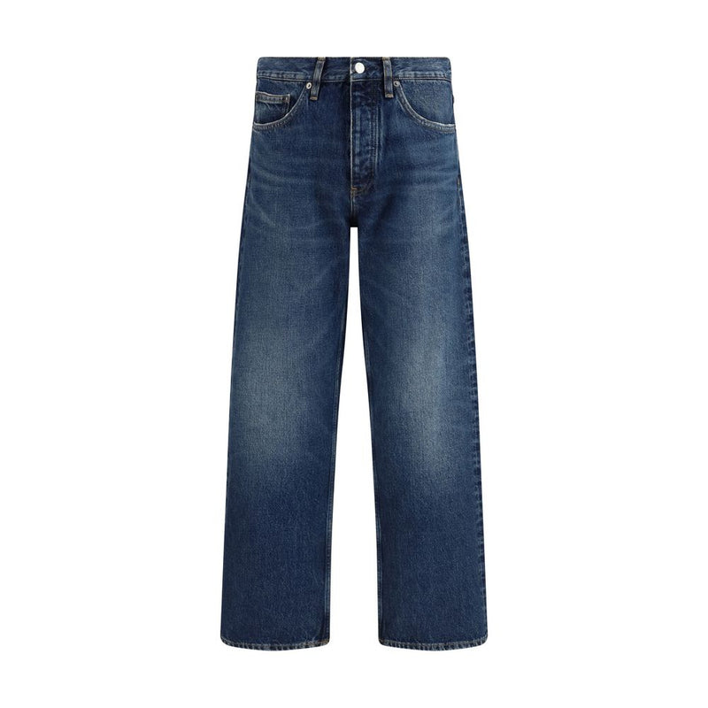 Sunflower Blue Cotton Relaxed Fit Jeans for Men