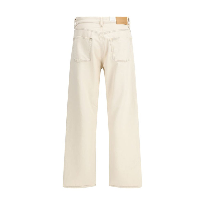 Sunflower Cream Cotton Relaxed Fit Jeans - W29