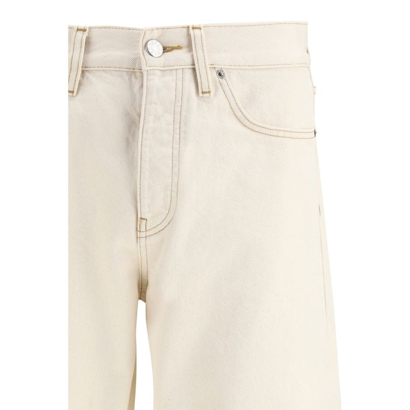 Sunflower Cream Cotton Relaxed Fit Jeans - W29