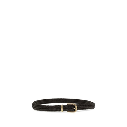 Brunello Cucinelli Brown Calf Leather Bos Taurus Regular Belt