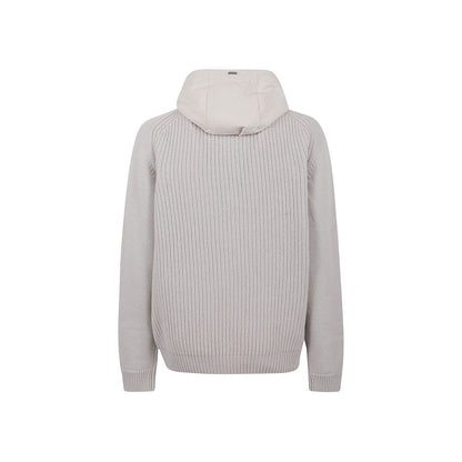 Herno grijze wollen sweatshirt