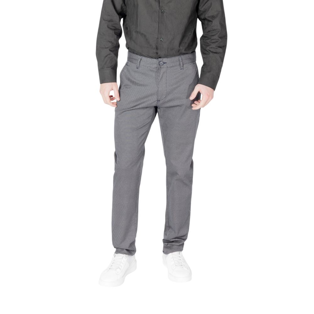 Pantalon skinny en coton bleu Armani Exchange