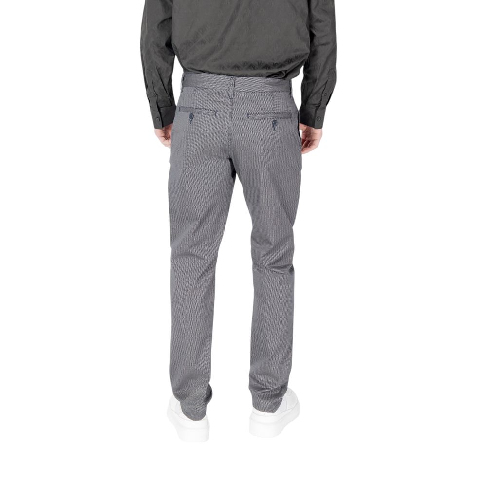 Pantalon skinny en coton bleu Armani Exchange