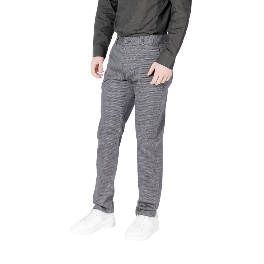 Pantalon skinny en coton bleu Armani Exchange