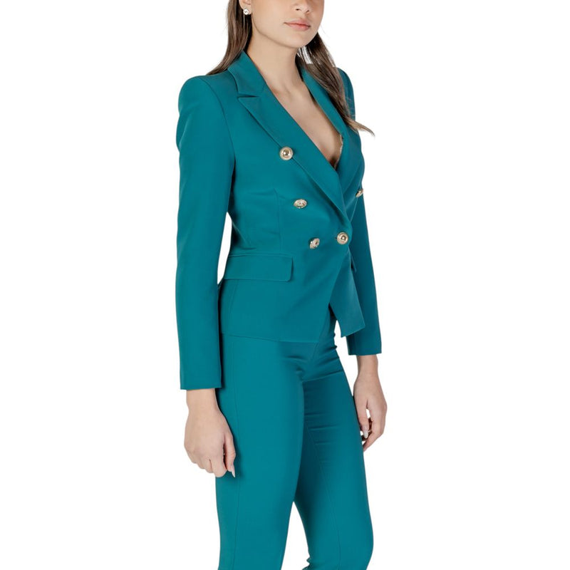Rinascimento CFC0122865003 Blazer Noir en Polyester pour Femme