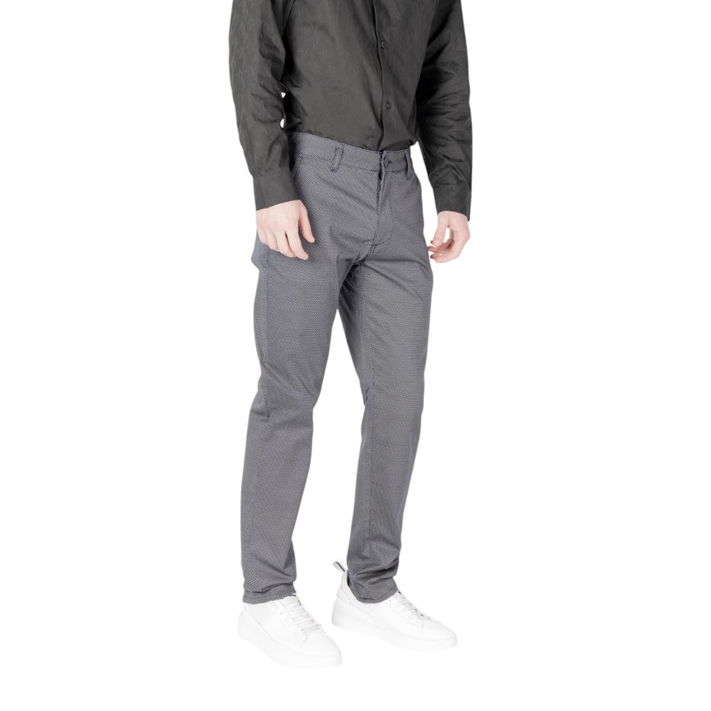 Pantalon skinny en coton bleu Armani Exchange