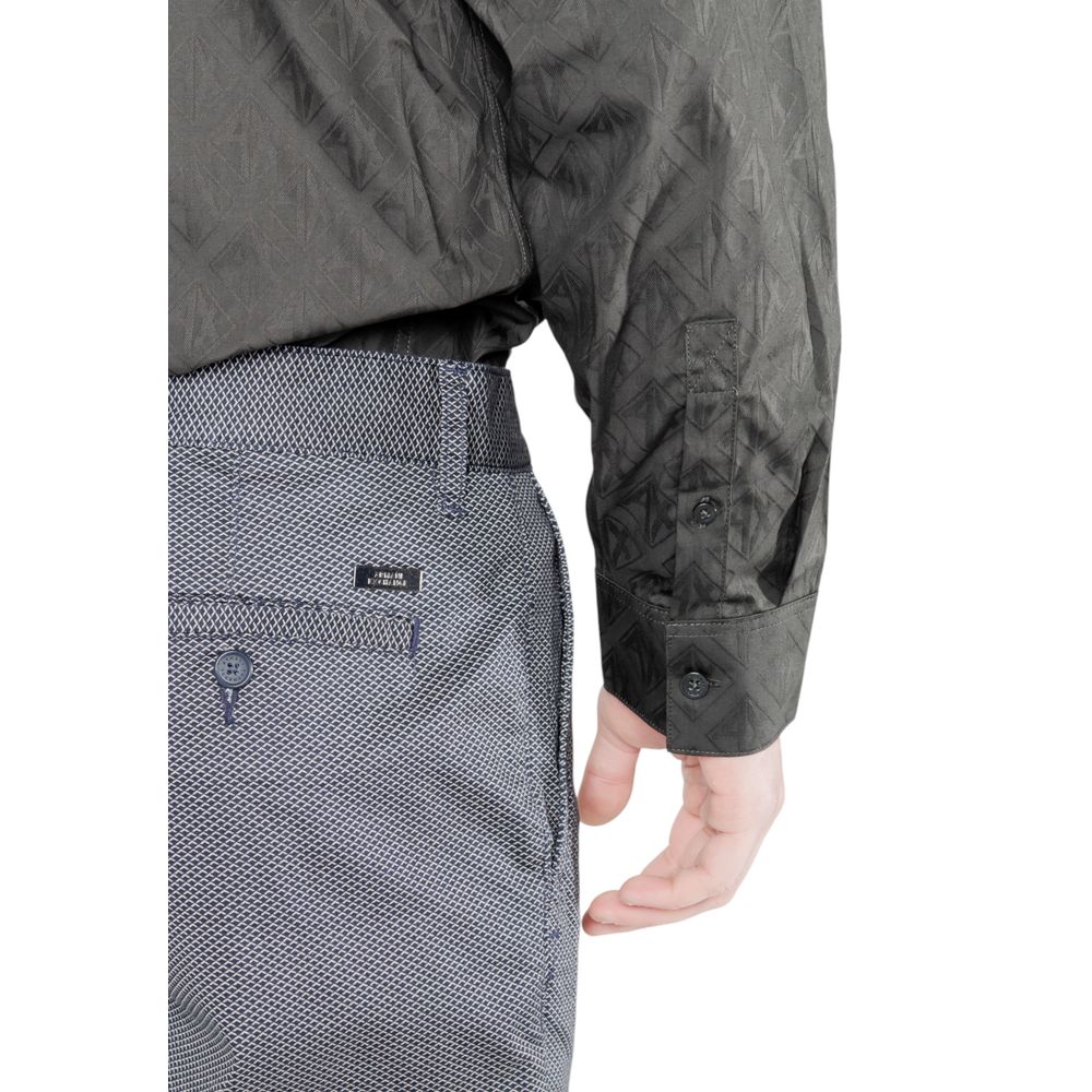 Pantalon skinny en coton bleu Armani Exchange
