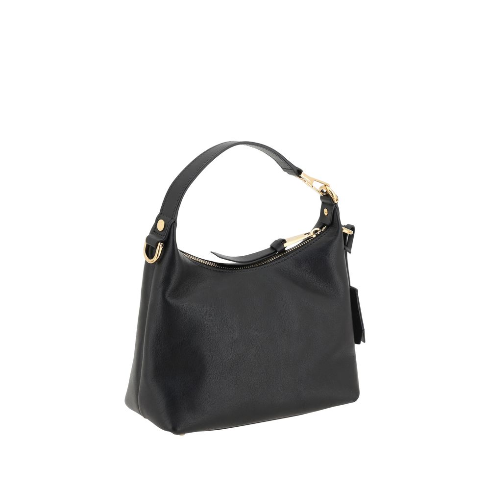 Versace Black Calf Leather Bos Taurus Handbag - Luxury Design