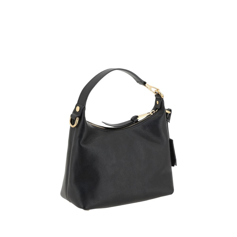 Versace Black Calf Leather Bos Taurus Handbag - Luxury Design