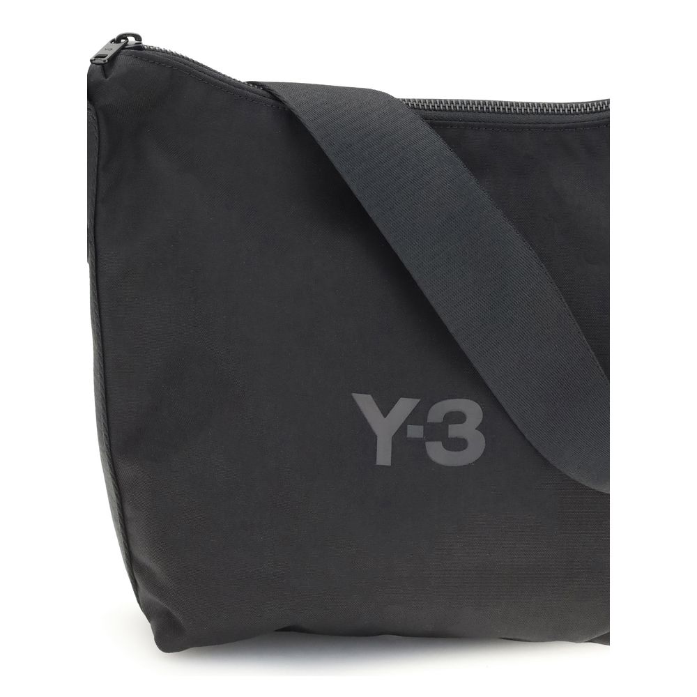 Sac bandoulière Y-3 en polyester noir