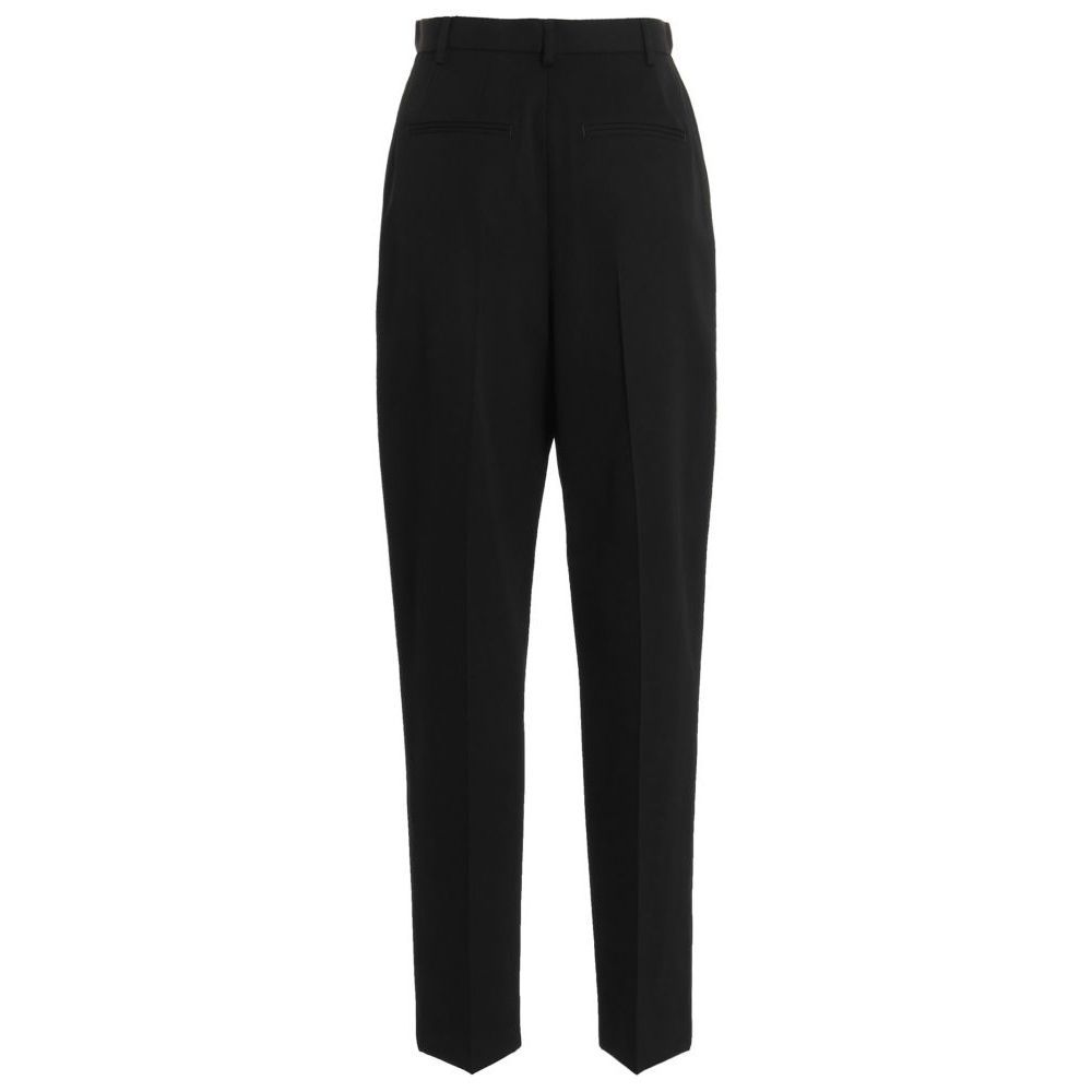 Tory Burch Black Polyester Casual Pants for Women - US4