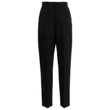 Tory Burch Black Polyester Casual Pants for Women - US4
