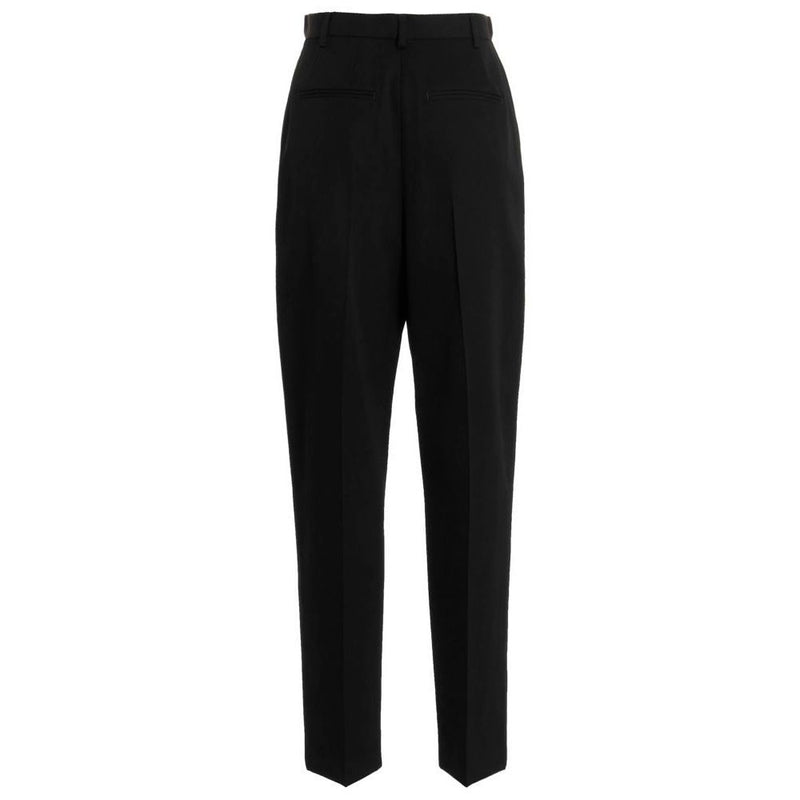 Tory Burch Black Polyester Casual Pants for Women - US4