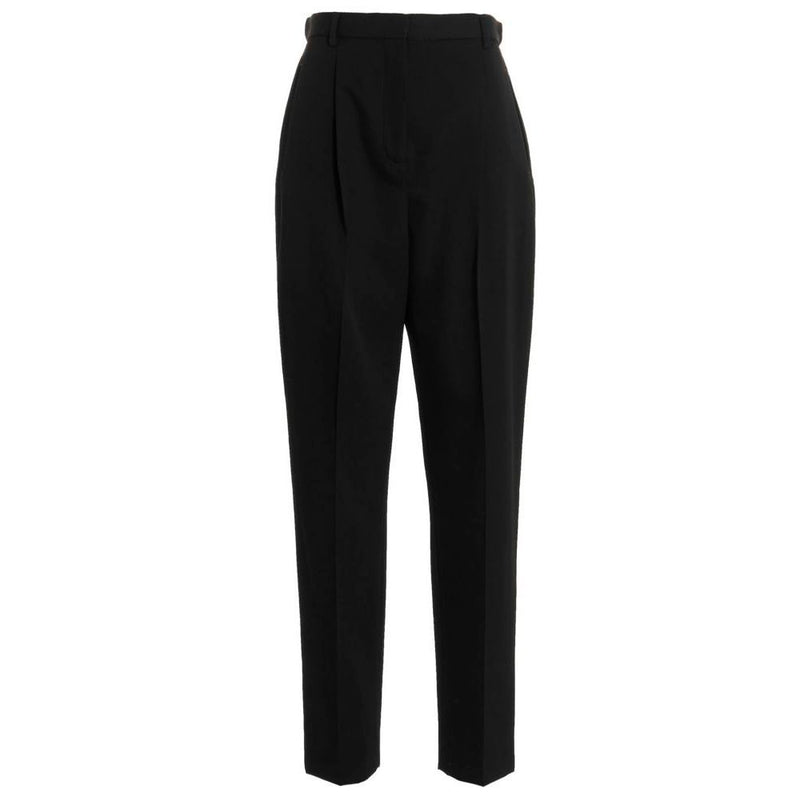 Tory Burch Black Polyester Casual Pants for Women - US4