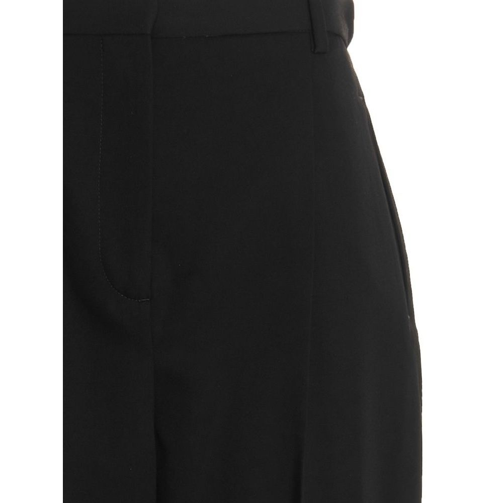 Tory Burch Black Polyester Casual Pants for Women - US4
