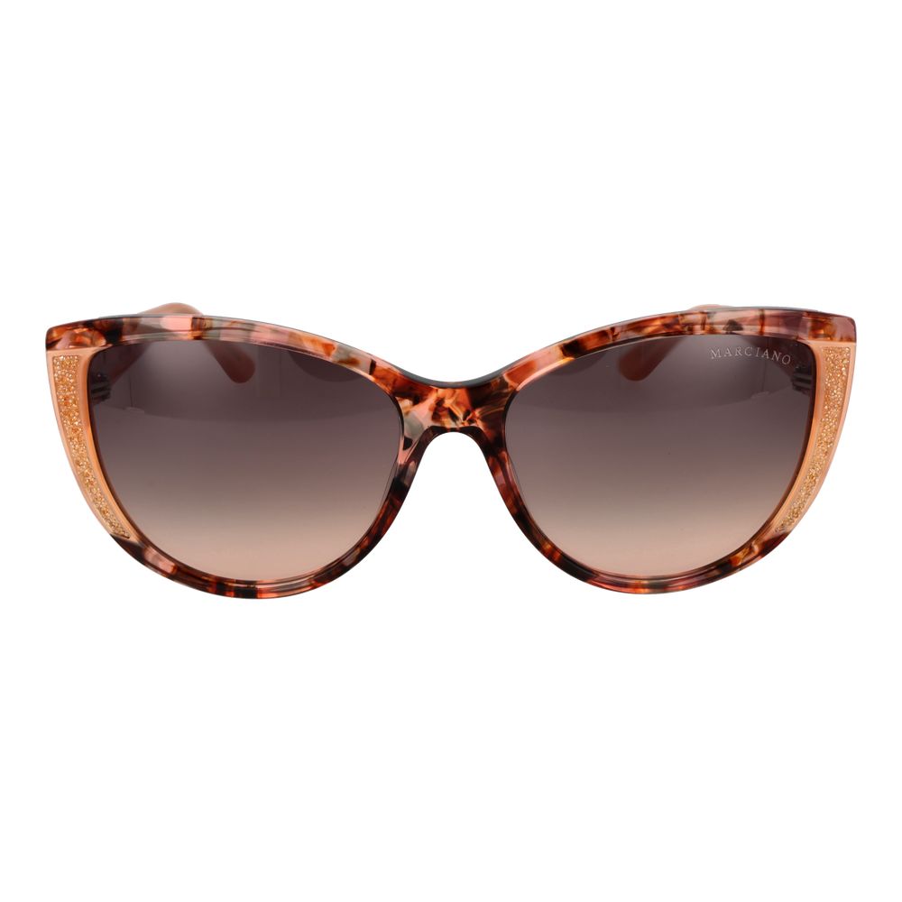 Lunettes de soleil Marciano by Guess en acétate marron