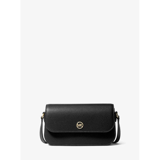 Michael Kors Black Leather Crossbody Bag - 35F4GTVC1LBLA
