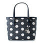 Michael Kors Blue Canvas Tote Bag