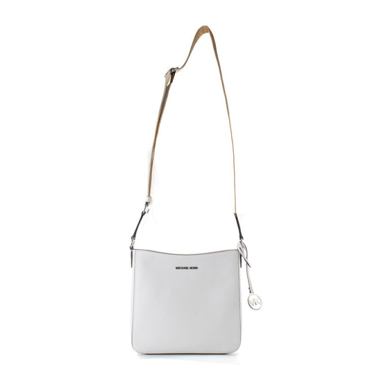 Michael Kors Jet Set Travel White Canvas Shoulder Bag