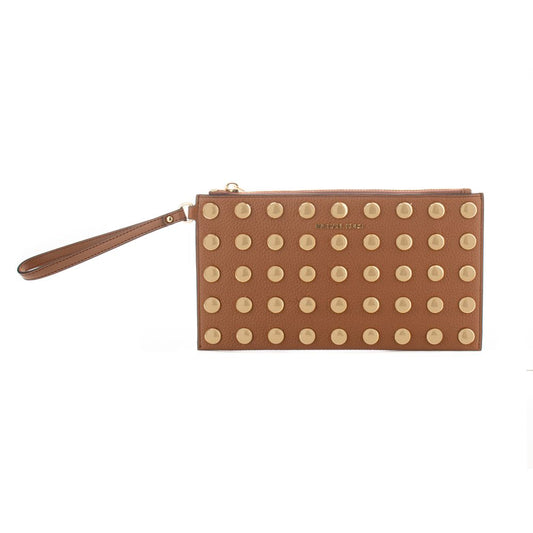 Michael Kors Black Leather Clutch Bag - Jet Set Travel