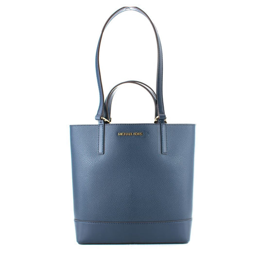Michael Kors 35T0GX9T1TN Blue Leather Tote Bag - Élégance et Fonctionnalité