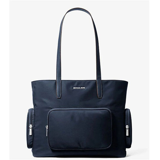 Michael Kors Blue Nylon Tote Bag - Chic and Functional Accessory