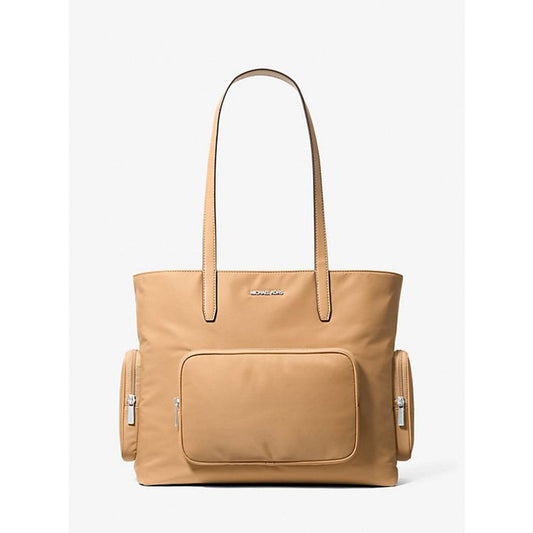 Michael Kors Brown Nylon Tote Bag - Chic & Eco-Friendly