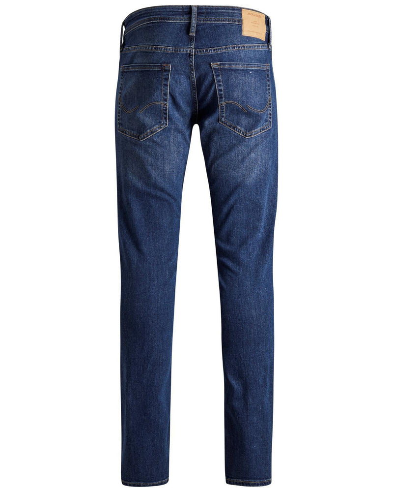 Jack & Jones Blauwe Katoenen Slim Fit Jeans