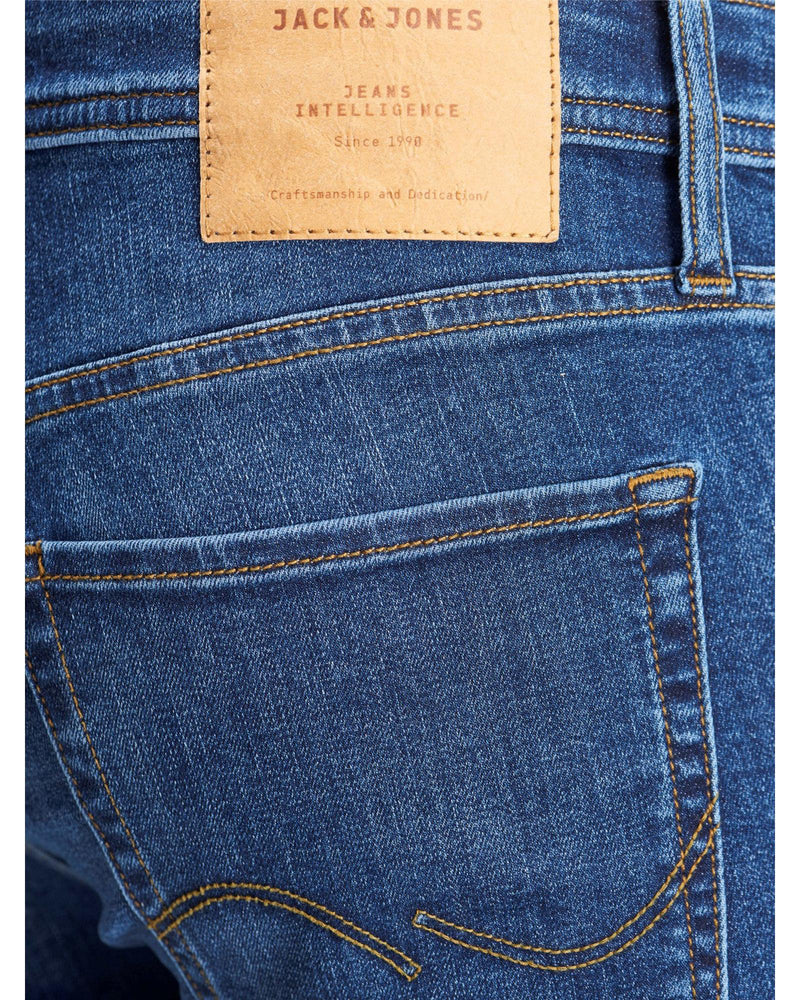 Jack & Jones Blauwe Katoenen Slim Fit Jeans