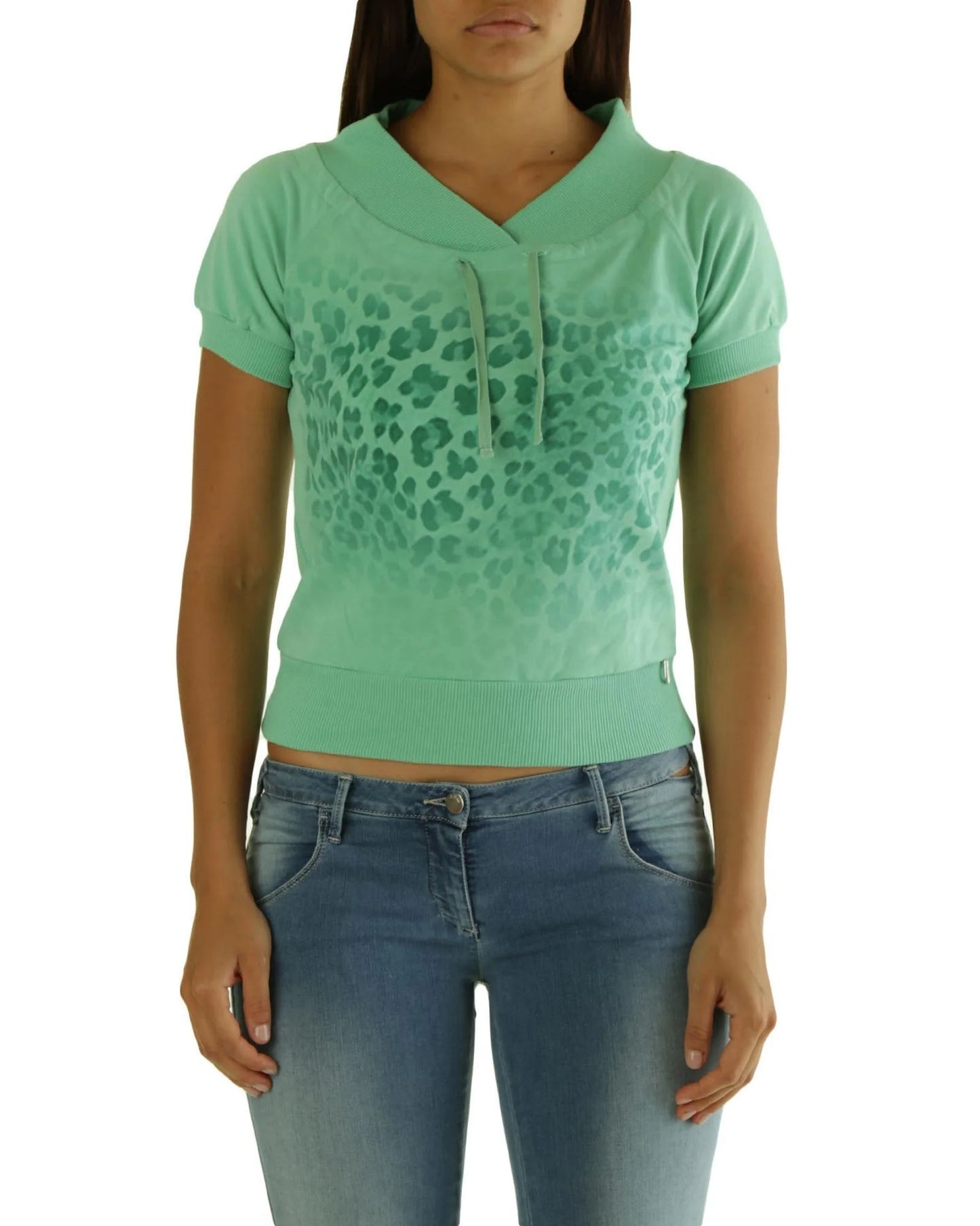 T-shirt bicolore en coton Met