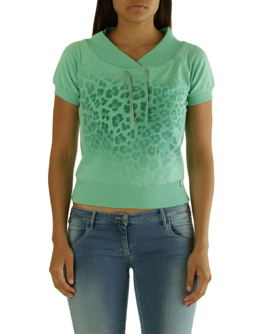 T-shirt bicolore en coton Met