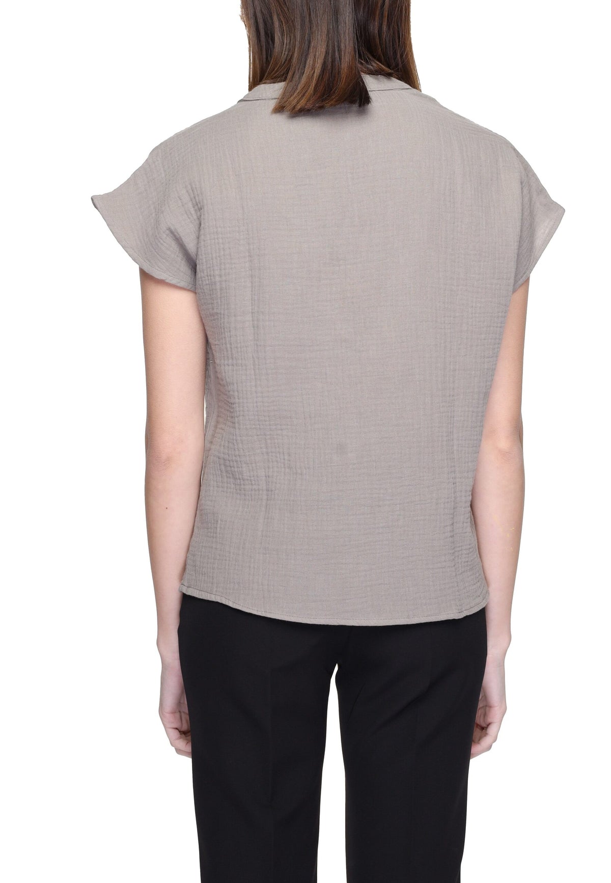 Jacqueline De Yong Blouse en Coton Beige pour Femmes
