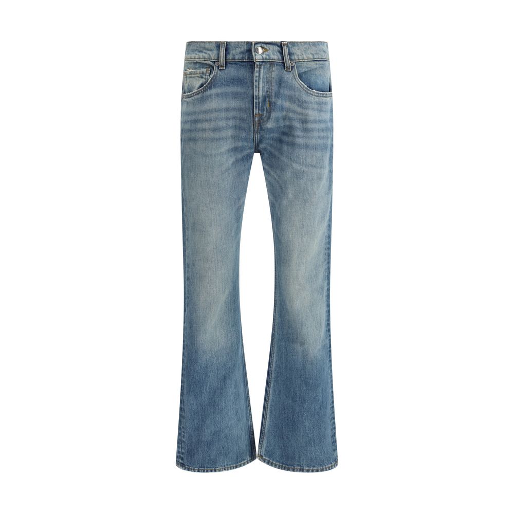 Jean bootcut en coton bleu clair 7FOR