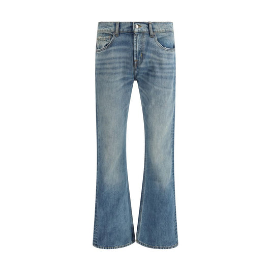 Jean bootcut en coton bleu clair 7FOR