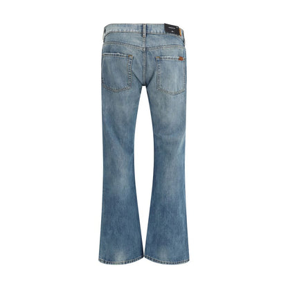 Jean bootcut en coton bleu clair 7FOR