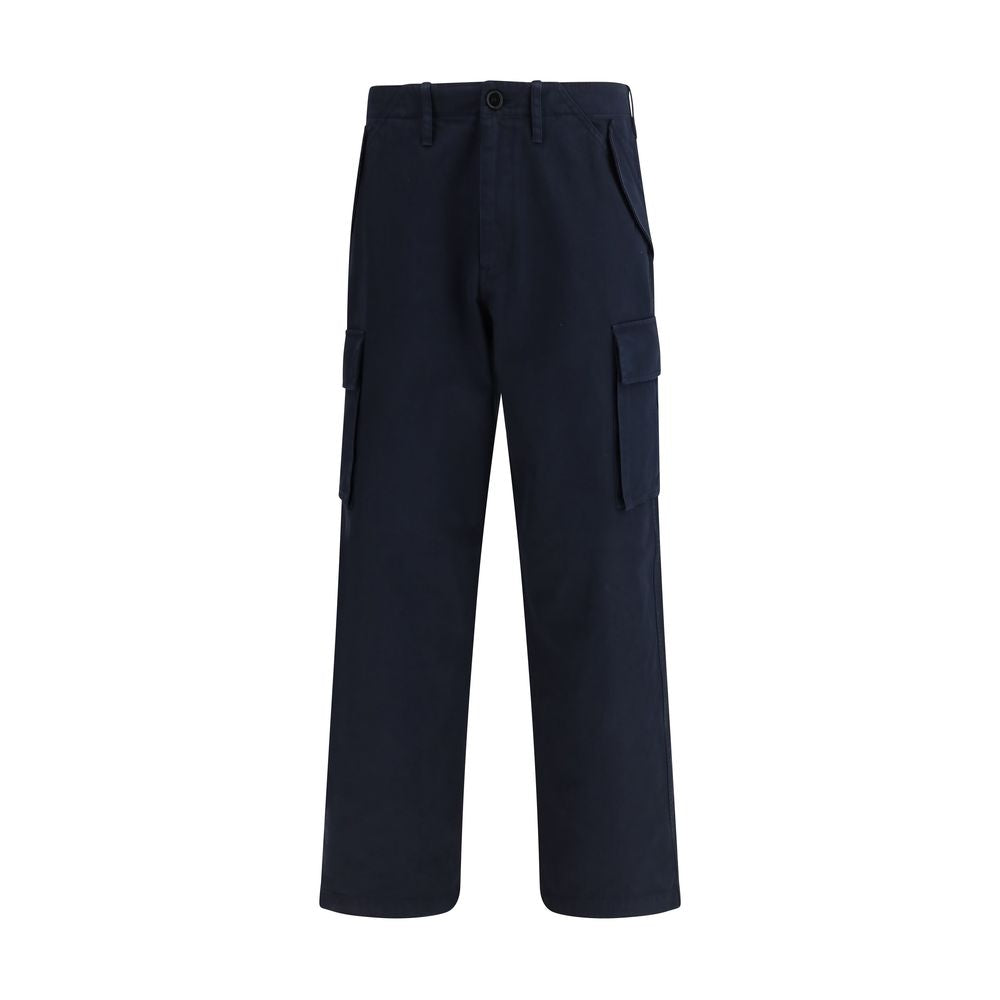 Pantalon cargo en coton bleu Burberry