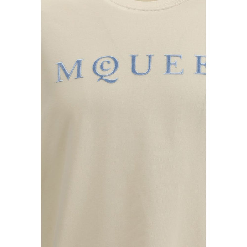 Alexander McQueen crèmekleurig katoenen T-shirt