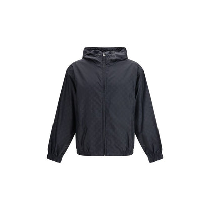 Gucci Blue Polyamide Shell Jacket