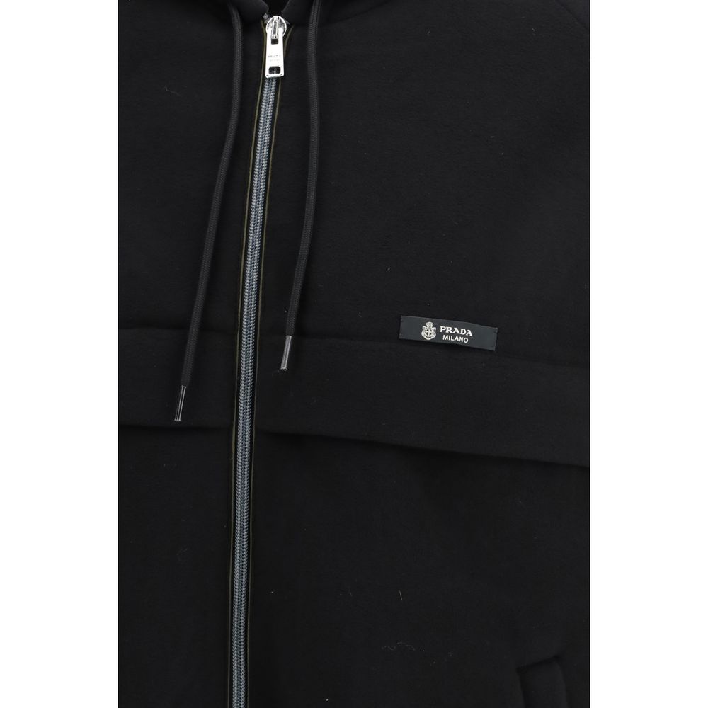 Veste Prada noire en polyester