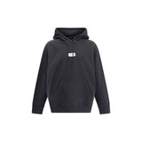 MM6 Black Cotton Sweatshirt - Iconic Design and Comfort
