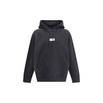 Sweat-shirt en coton noir MM6